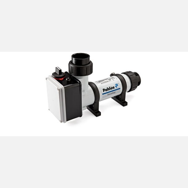 Varmelegeme 6,0 kW titanium med termostat og flowswitch